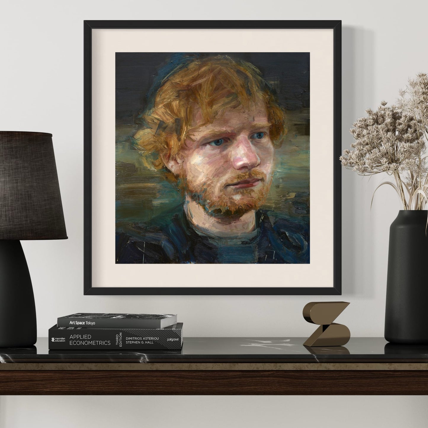 Ed Sheeran Reproductions - Giclée by Colin Davidson Framed On Wall