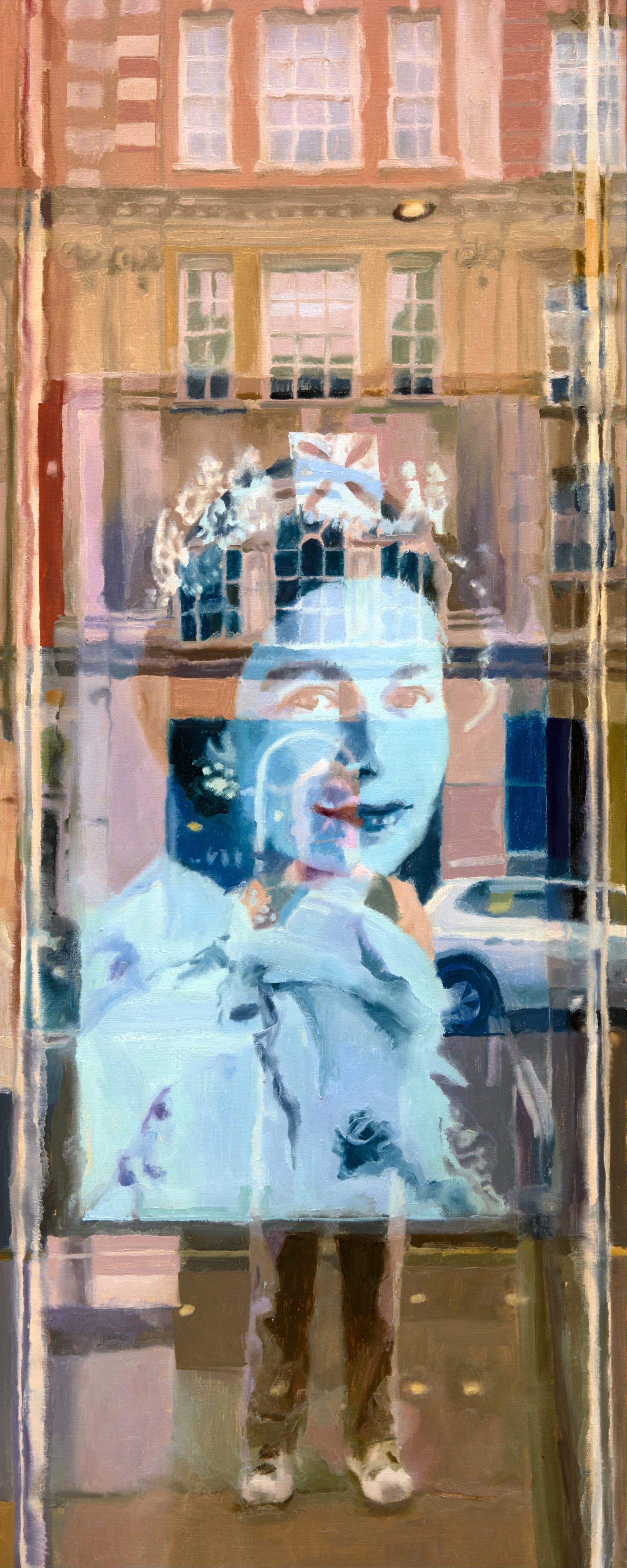 Self Portrait Great Portland Street London Reproductions - Giclée By Colin Davidson