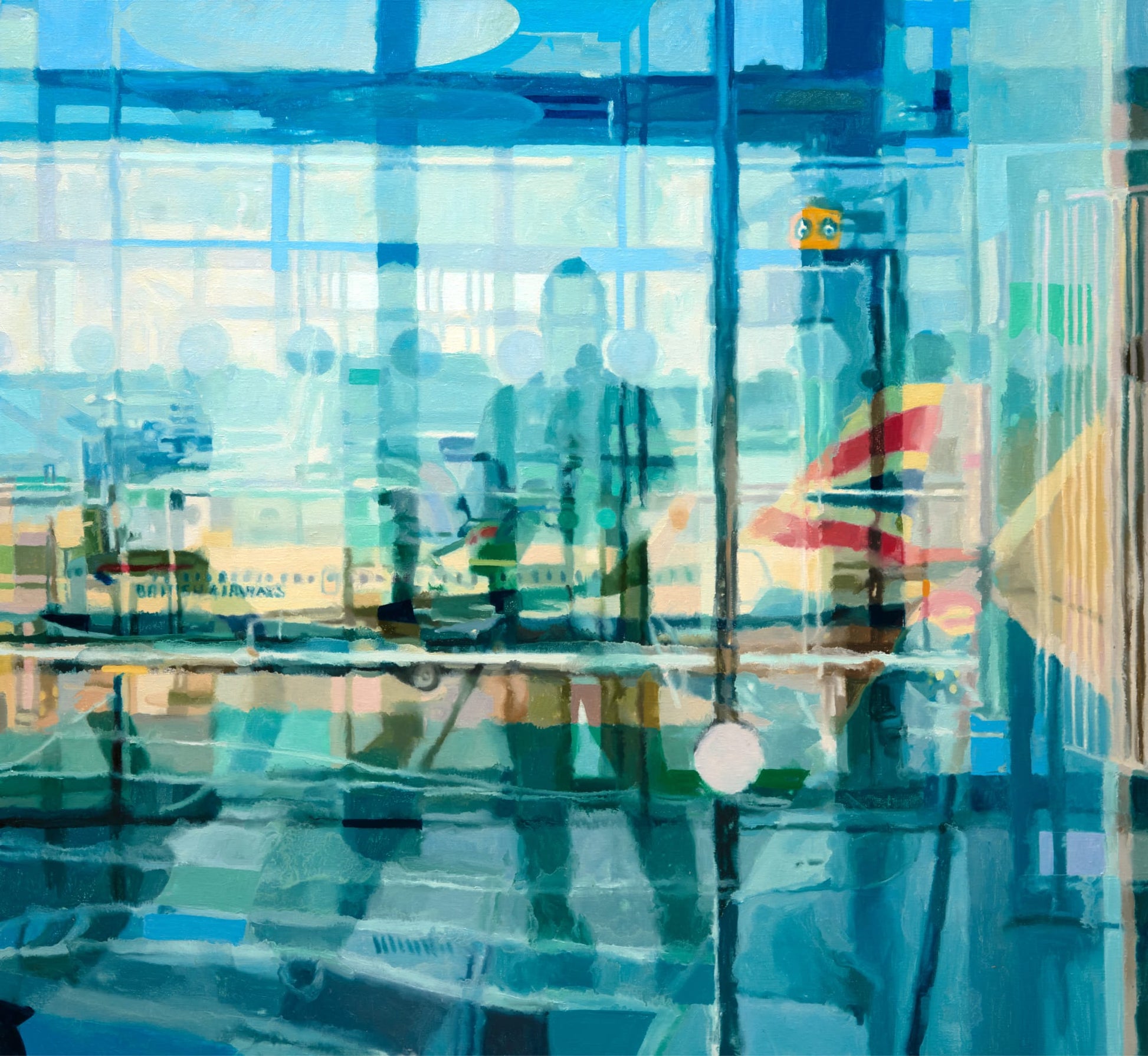 Self Portrait Heathrow Airport London Reproductions - Giclée By Colin Davidson