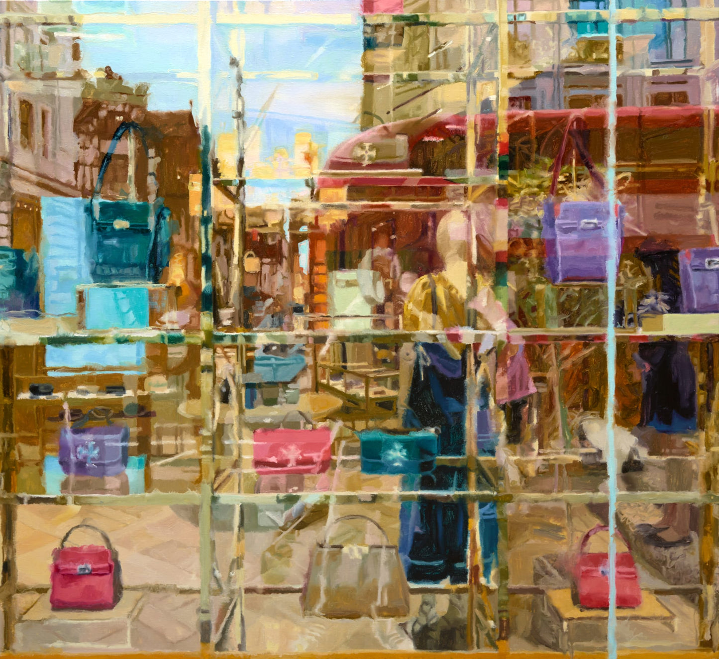 Self Portrait Regent Street London Reproductions - Giclée By Colin Davidson